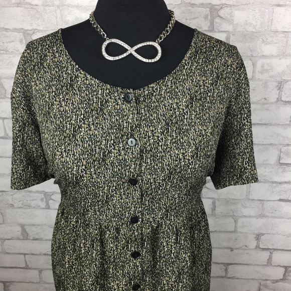 Premiere International Brindle Maxi Dress Size 2x - Picture 2 of 6